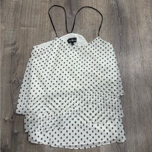 Sam Edelman Black and White Polka Dot Cami